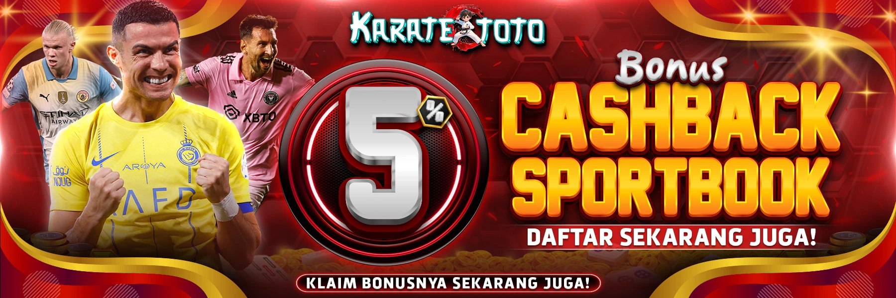 CASHBACK SPORTBOOK 5%